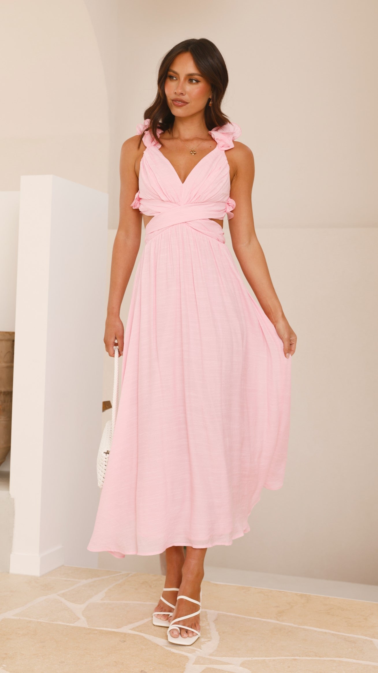 Galilhai Maxi Dress - Pink - Billy J