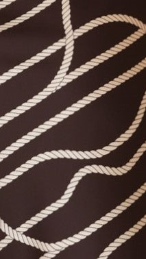 Macarius Button Up Long Sleeve Shirt - Black Rope Print - Billy J