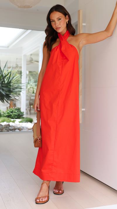 Load image into Gallery viewer, Amber Maxi Dress - Flame
