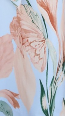 Oasis One Shoulder Jumpsuit - Blue/Peach Floral - Billy J
