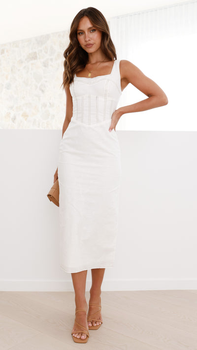 Load image into Gallery viewer, Chaya Maxi Dress - White - Billy J
