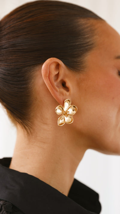 Load image into Gallery viewer, Mare Earrings - Gold - Billy J
