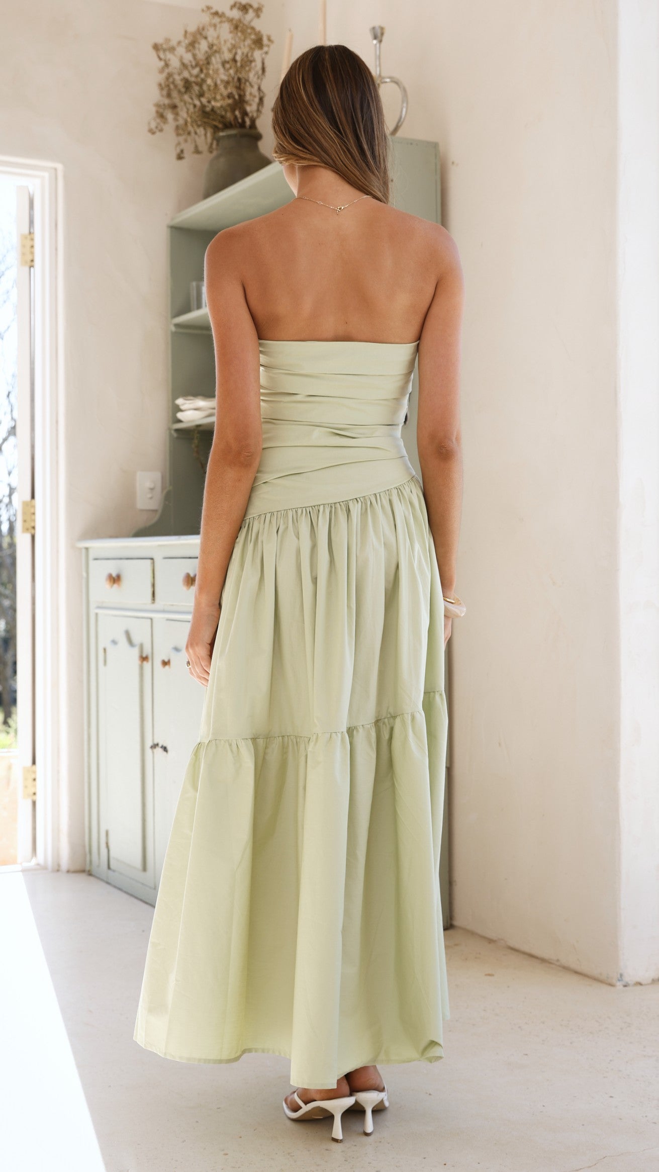Lola Maxi Dress - Sage - Billy J