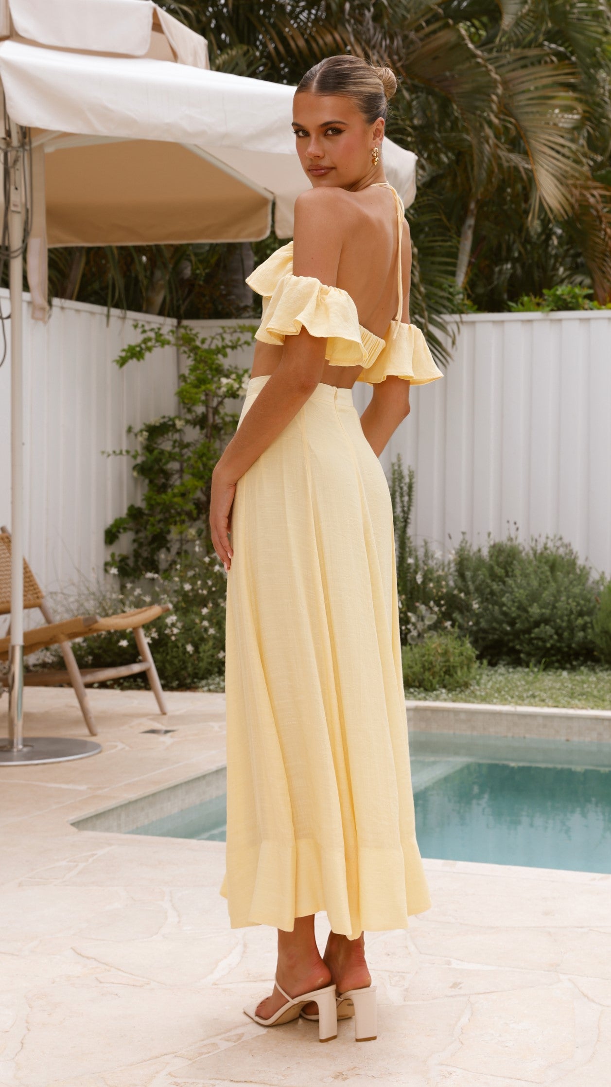 Trista Maxi Skirt - Yellow - Billy J