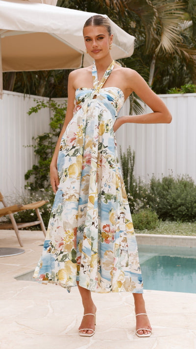 Load image into Gallery viewer, Nella Maxi Dress - Coastal Bliss - Billy J
