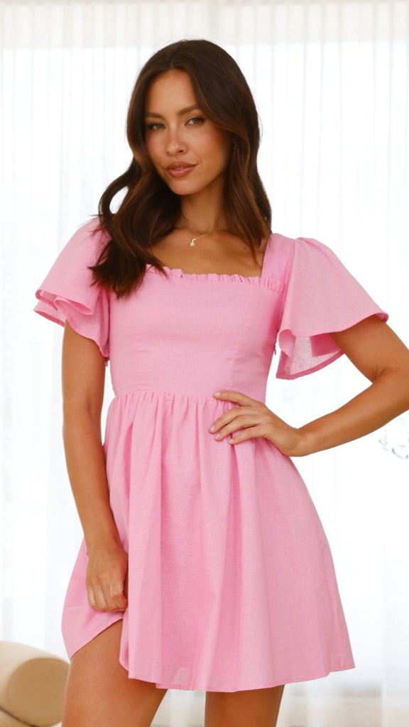 Pasha Mini Dress - Pink - Billy J