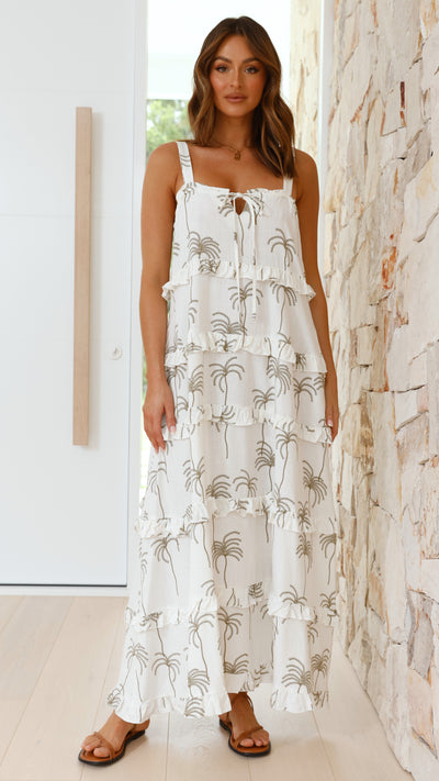 Load image into Gallery viewer, Zaide Maxi Dress - Bangalow Print
