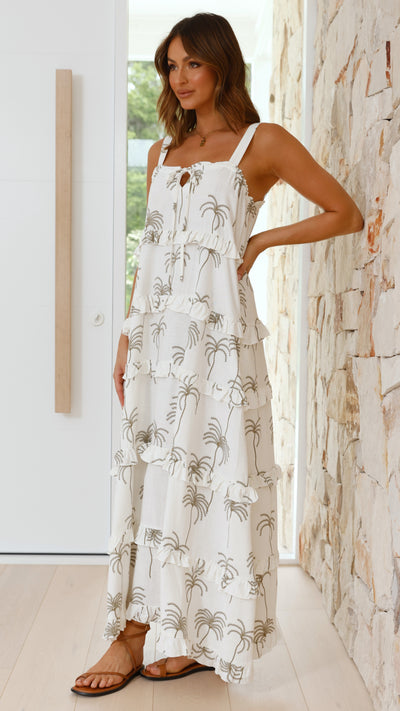 Load image into Gallery viewer, Zaide Maxi Dress - Bangalow Print - Billy J
