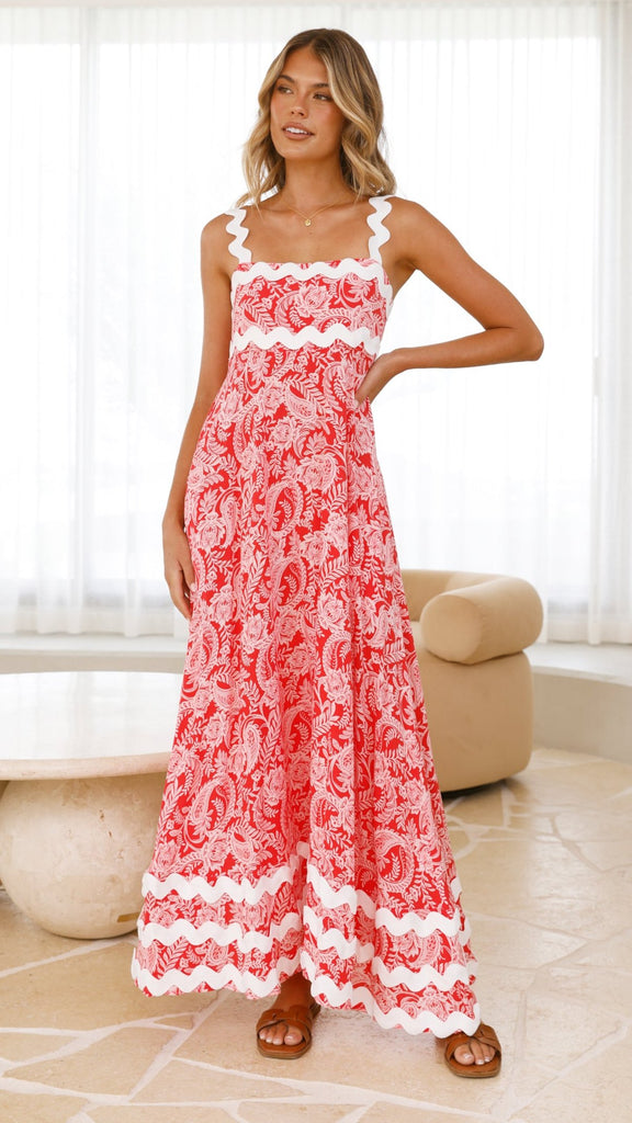 Eaton Maxi Dress - Paisley Print - Billy J