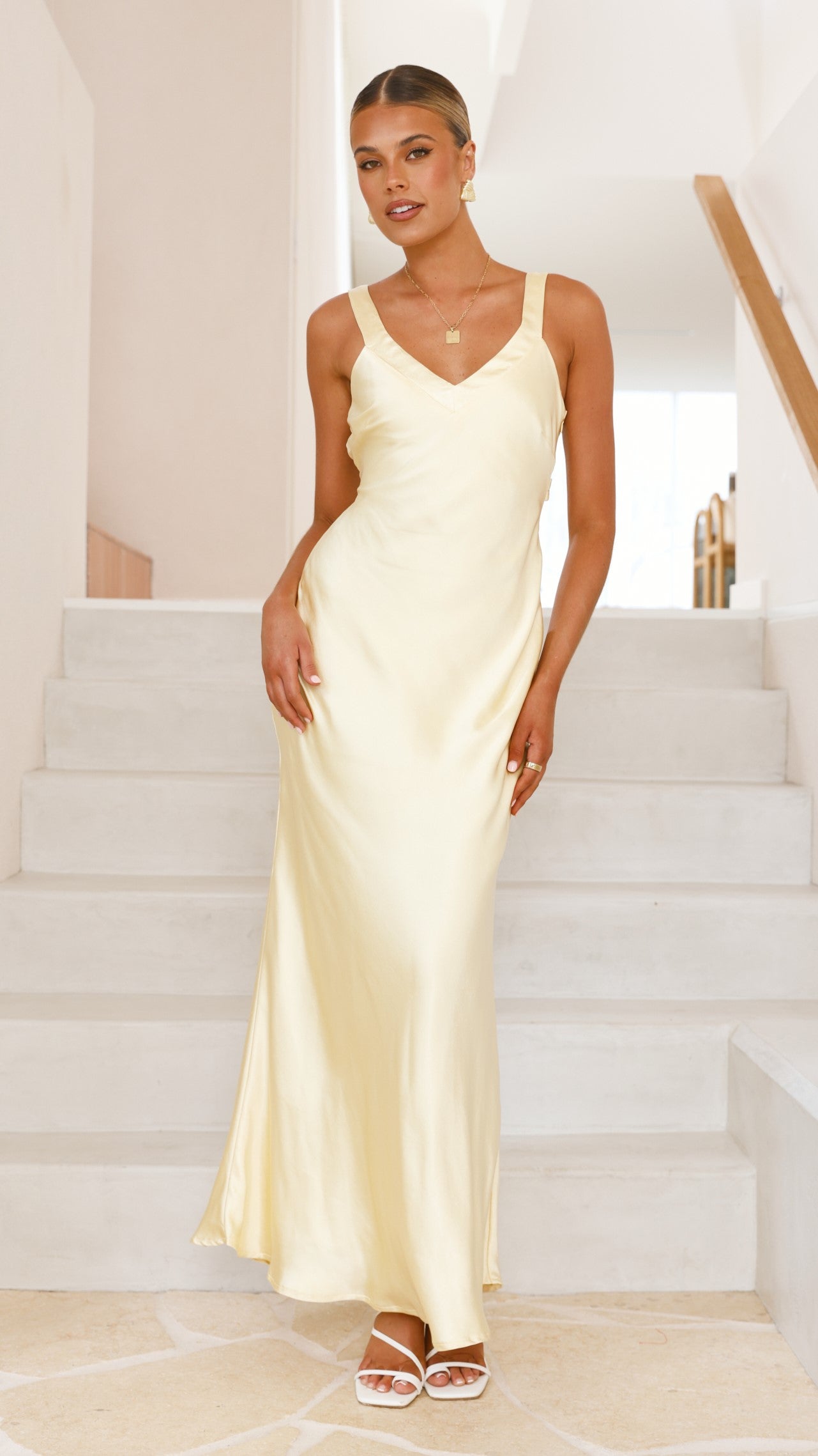 Andie Maxi Dress - Yellow - Billy J