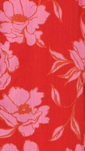 Bell Top - Red Print - Billy J