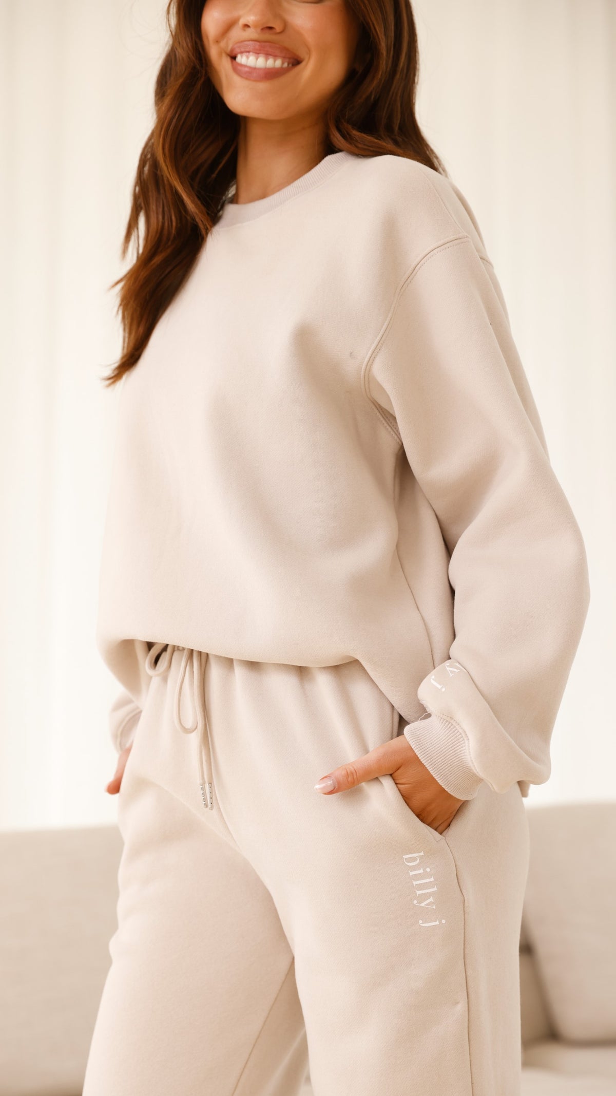 Billy J Trackie Pants - Beige - Billy J