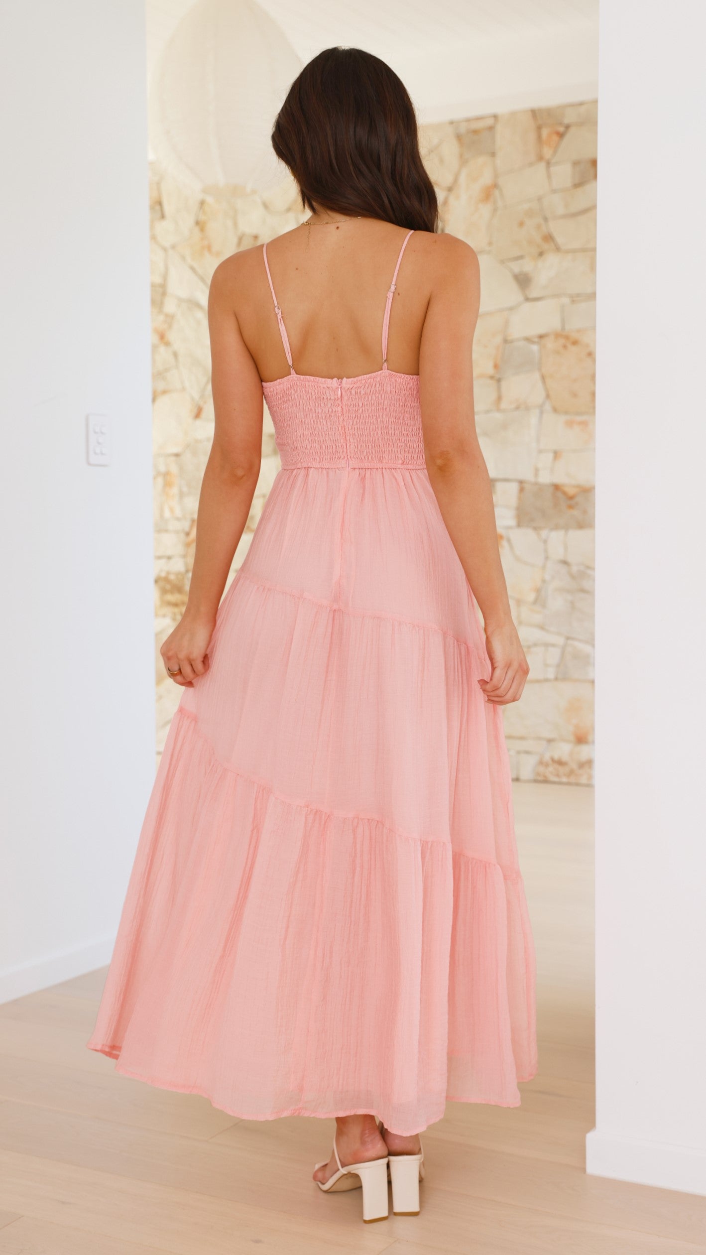 Cove Maxi Dress - Blush - Billy J