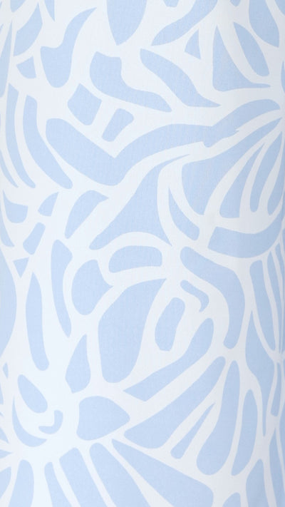 Load image into Gallery viewer, Capri V-Neck Maxi Dress - Light Blue Print
