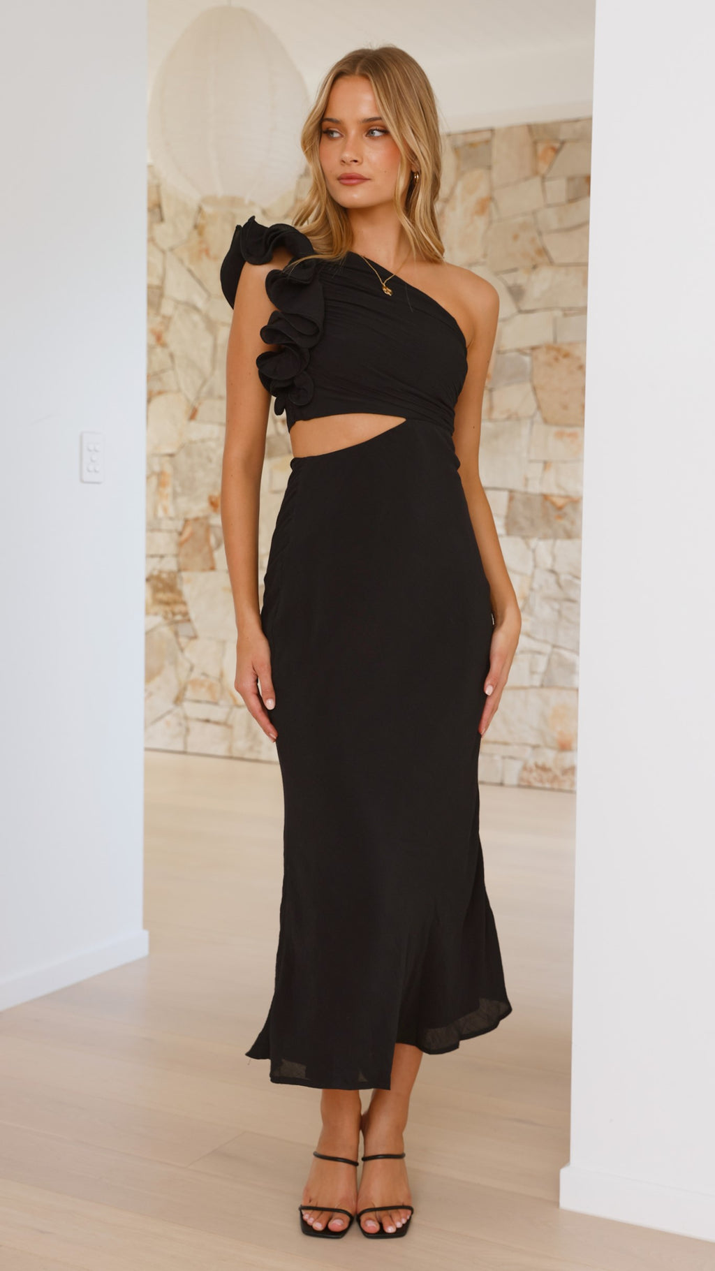 Amina Maxi Dress - Black
