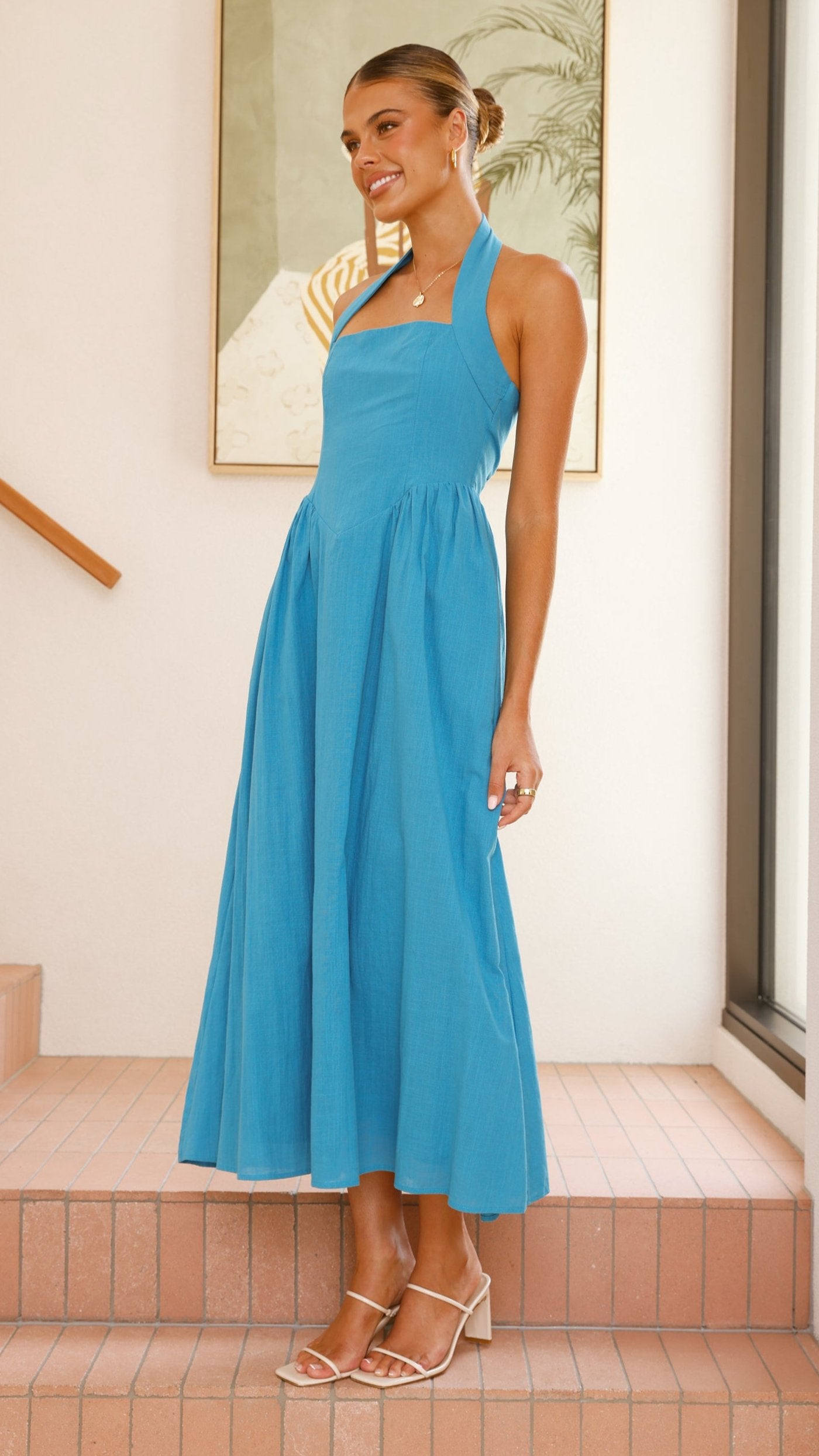 Caden Maxi Dress - Cobalt Blue - Billy J