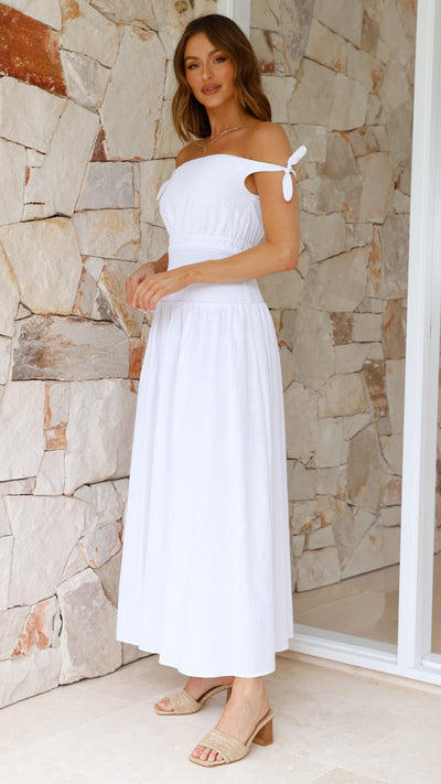 Load image into Gallery viewer, Adelaide Maxi Dress - White
