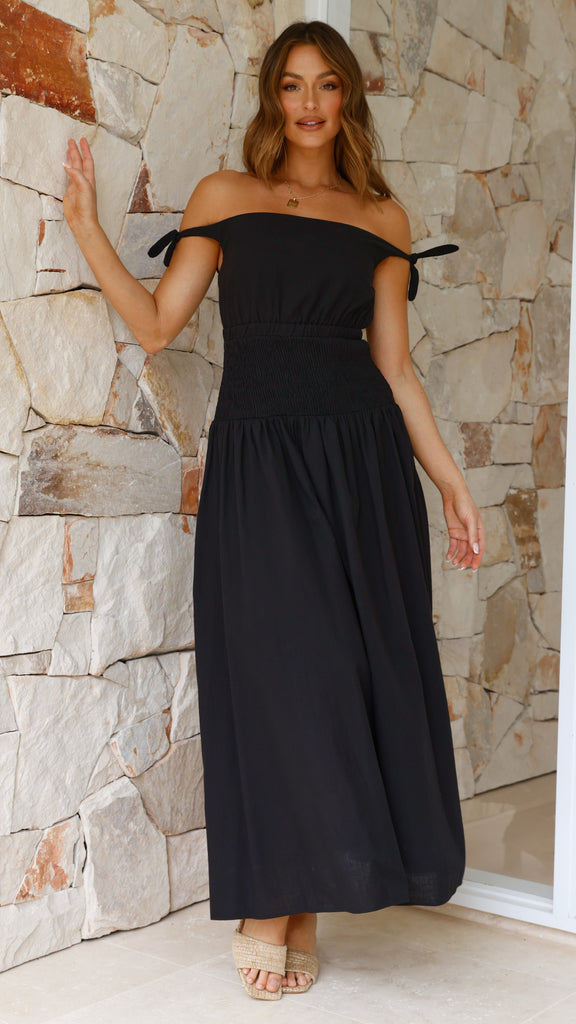 Adelaide Maxi Dress - Black