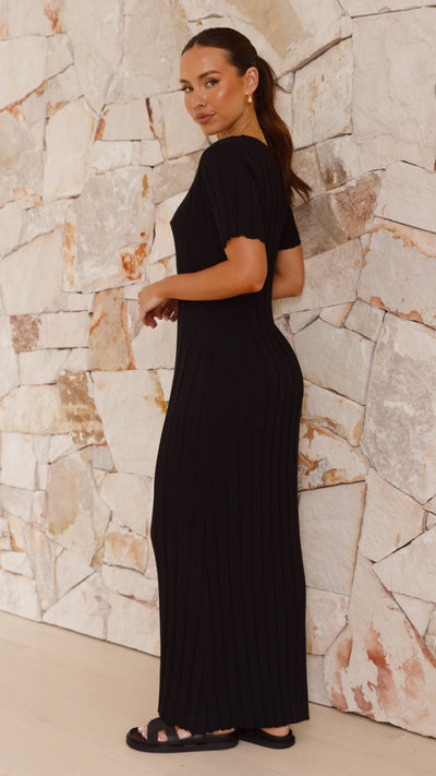 Load image into Gallery viewer, Mari Maxi Dress - Black - Billy J
