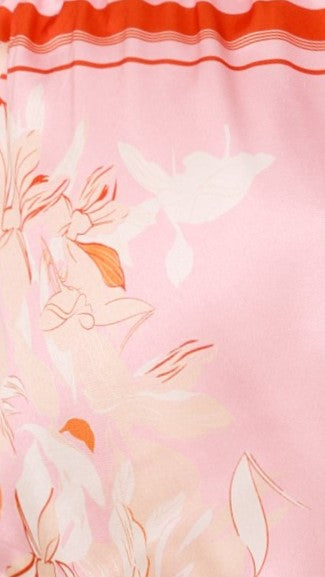 Alma Shorts - Pink/White Print - Billy J