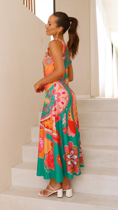 Load image into Gallery viewer, Faris Maxi Dress - Playa Del Ray - Billy J
