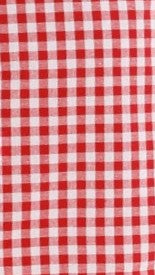 Elise Ribbon Mini Dress - Red Gingham - Billy J