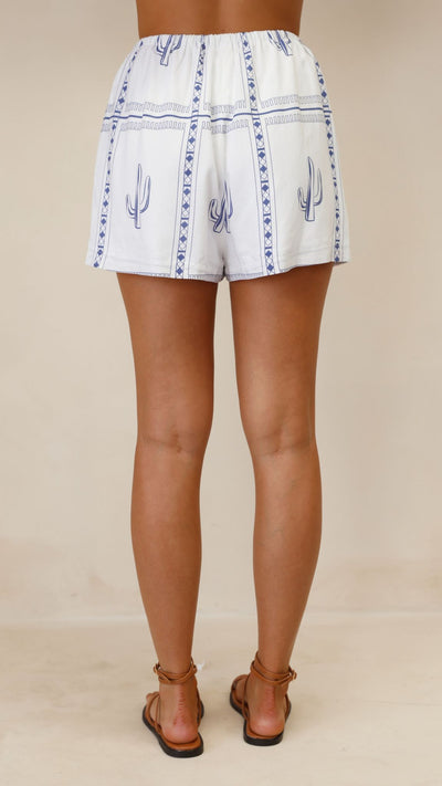 Load image into Gallery viewer, Nevada Shorts - White/Blue
