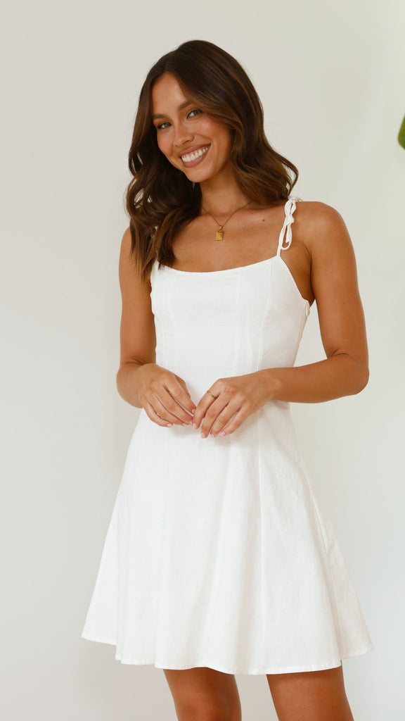 Macie Mini Dress - White