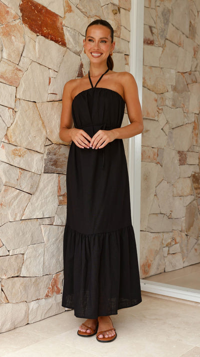 Load image into Gallery viewer, Xava Maxi Dress - Black
