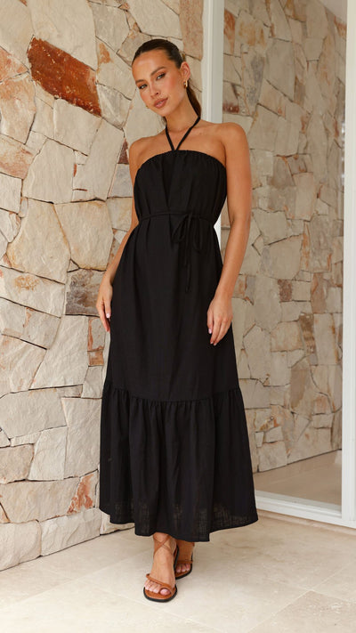 Load image into Gallery viewer, Xava Maxi Dress - Black
