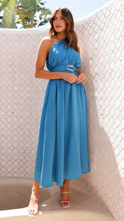 Load image into Gallery viewer, Hadas Maxi Dress - Teal
