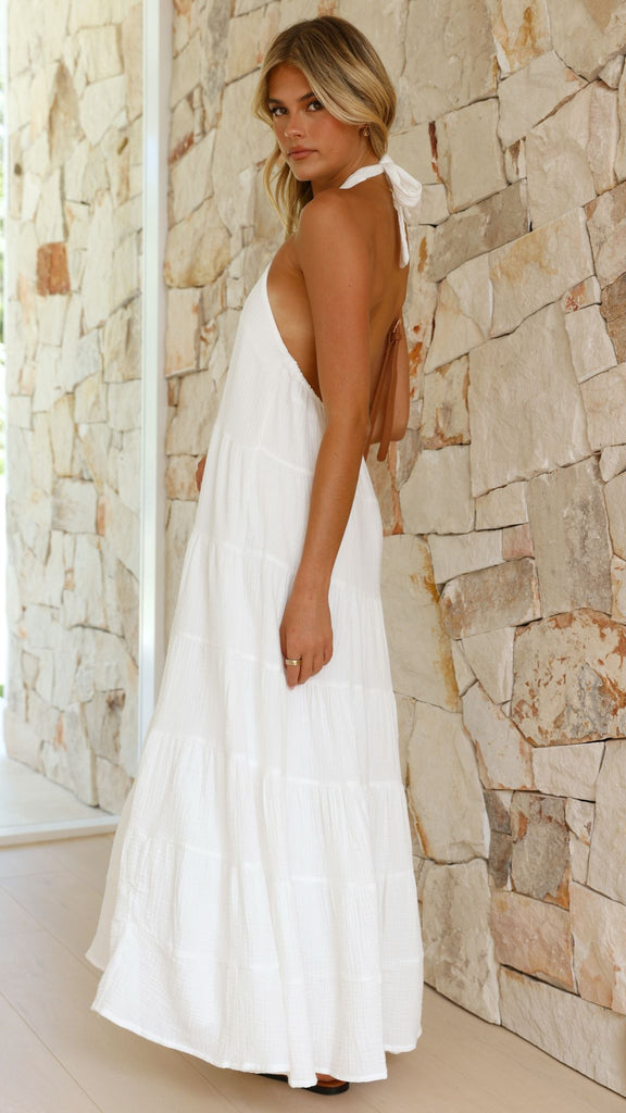 Moniqua Maxi Dress - White