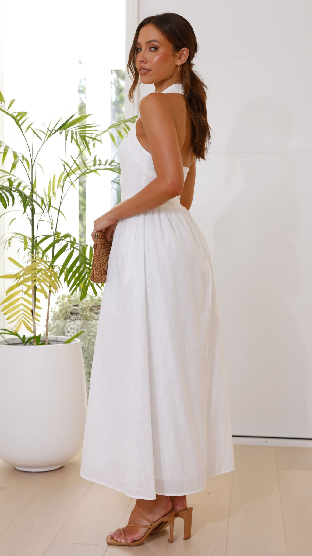 Caden Maxi Dress - White