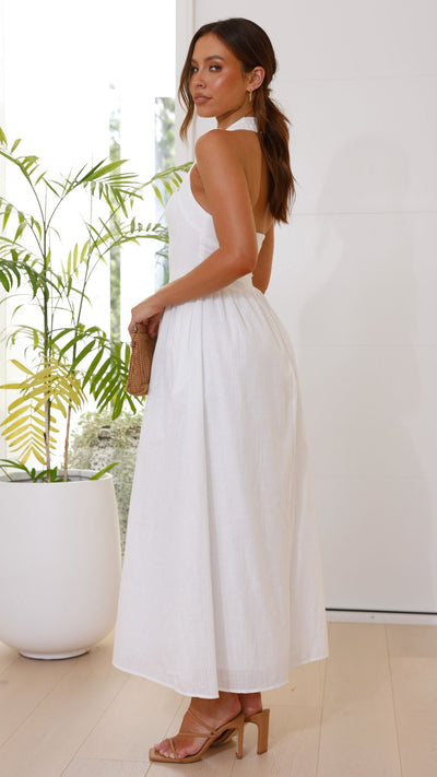 Load image into Gallery viewer, Caden Maxi Dress - White - Billy J

