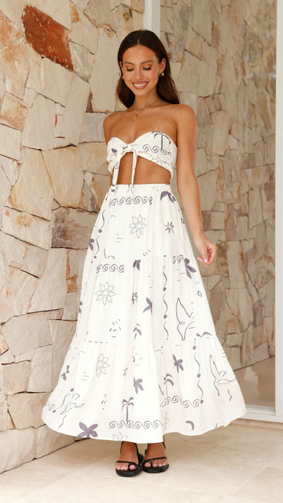 Load image into Gallery viewer, Jasmine Maxi Skirt - Seabreeze - Billy J
