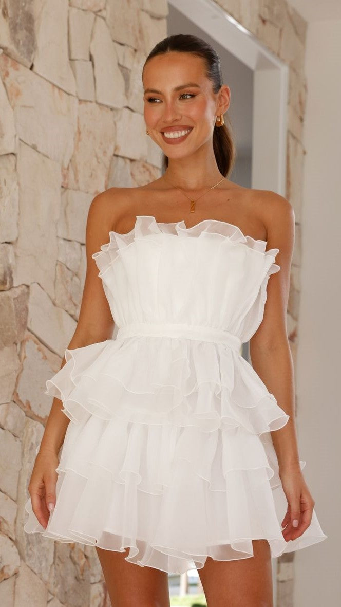 Vallerina Mini Dress - White