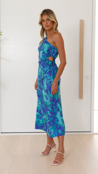 Load image into Gallery viewer, Percy Maxi Dress - Blue - Billy J
