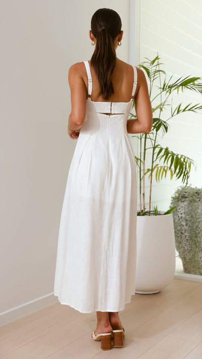 Load image into Gallery viewer, Shaylee Maxi Dress - White - Billy J
