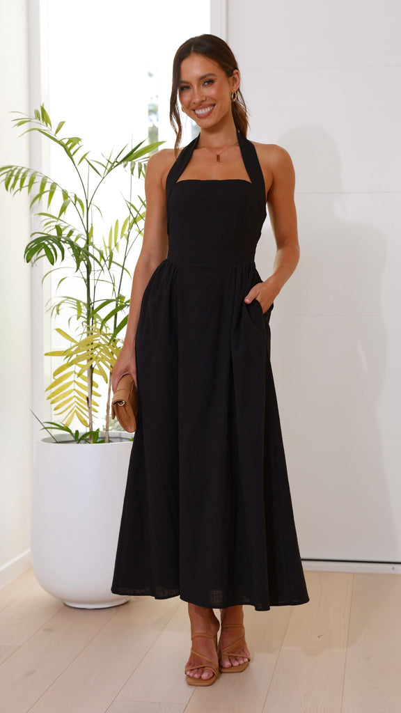 Caden Maxi Dress - Black