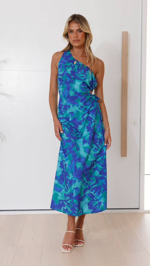 Percy Maxi Dress - Blue - Buy Women's Dresses - Billy J