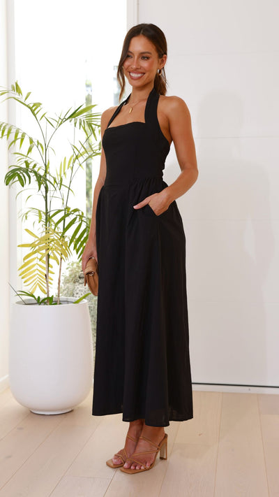 Load image into Gallery viewer, Caden Maxi Dress - Black
