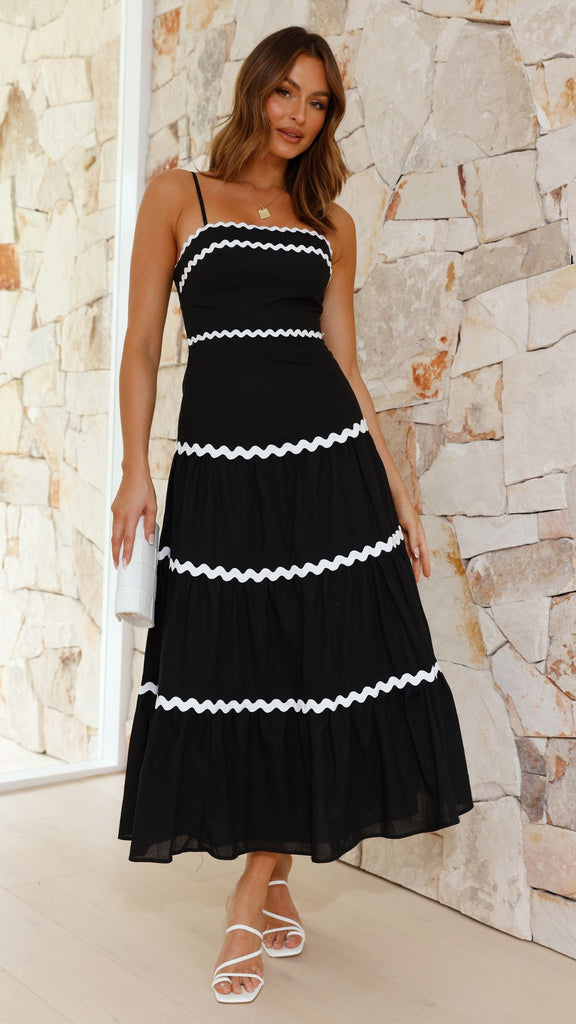 Blanca Maxi Dress - Black