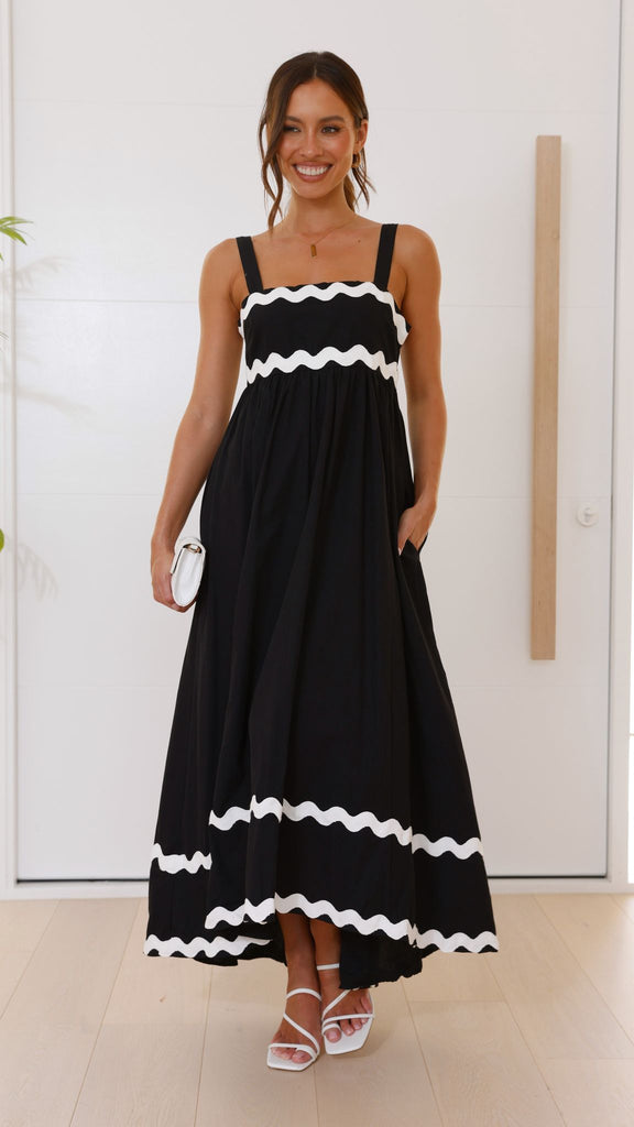 Ritina Maxi Dress - Black - Buy Women's Dresses - Billy J