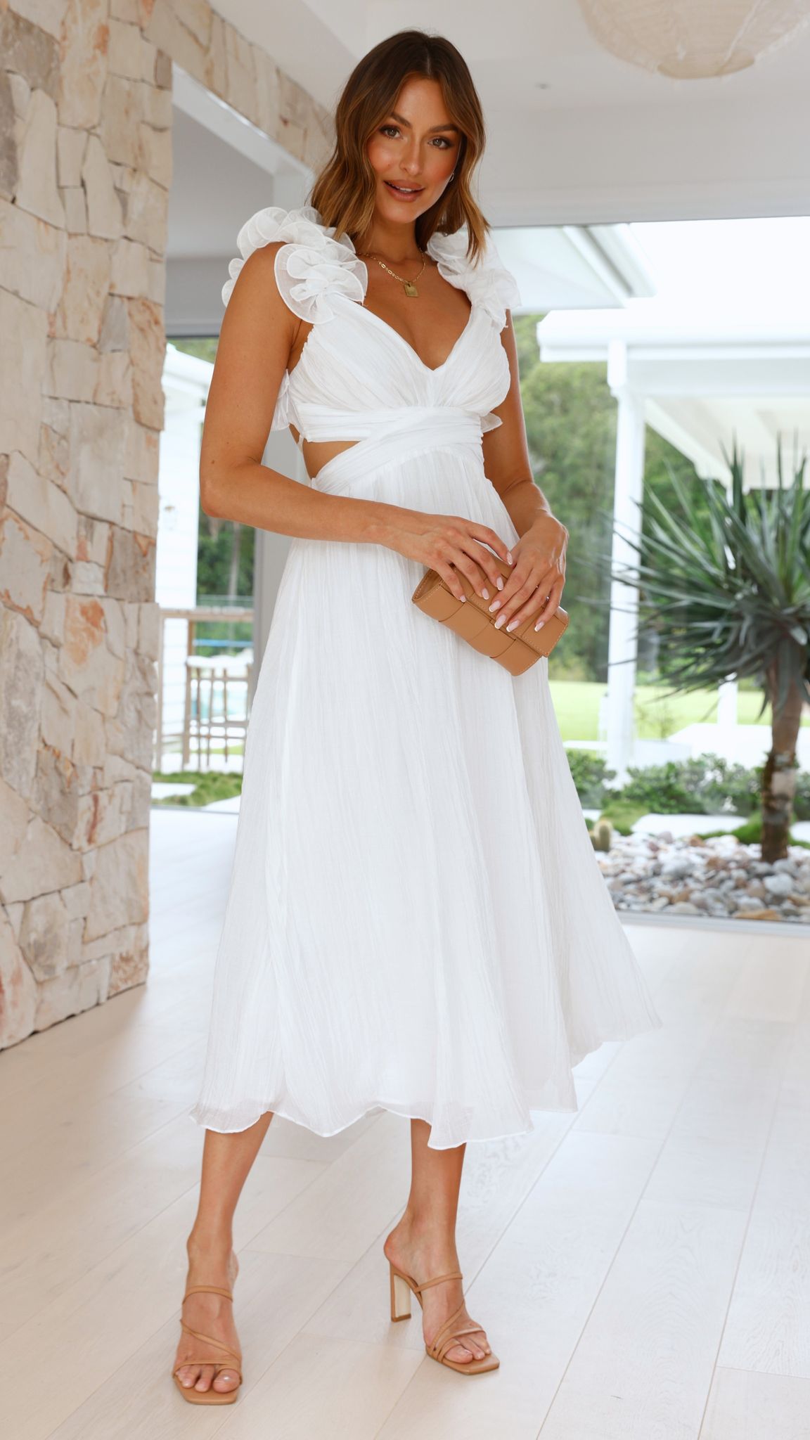 Cadell Maxi Dress - White