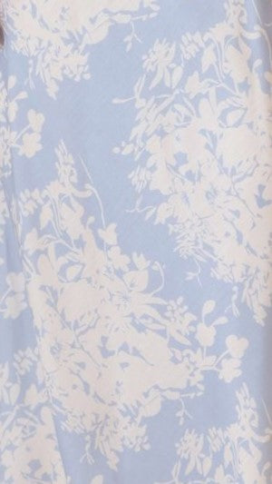Margie Midi Dress - Blue / White Floral - Billy J