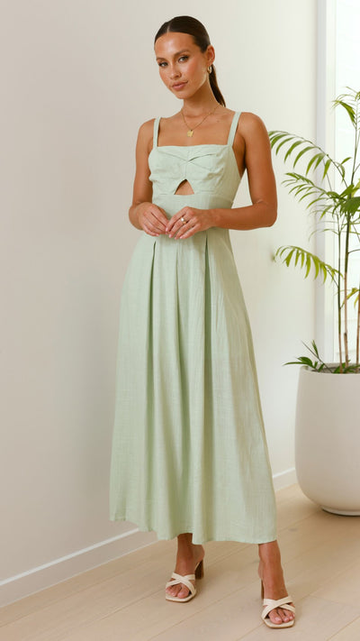 Load image into Gallery viewer, Shaylee Maxi Dress - Sage - Billy J
