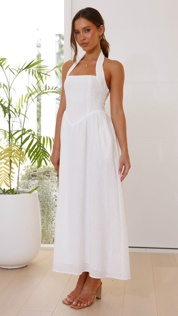 Caden Maxi Dress - White