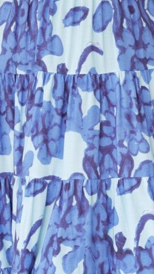Badar Maxi Dress - Blue Floral - Billy J