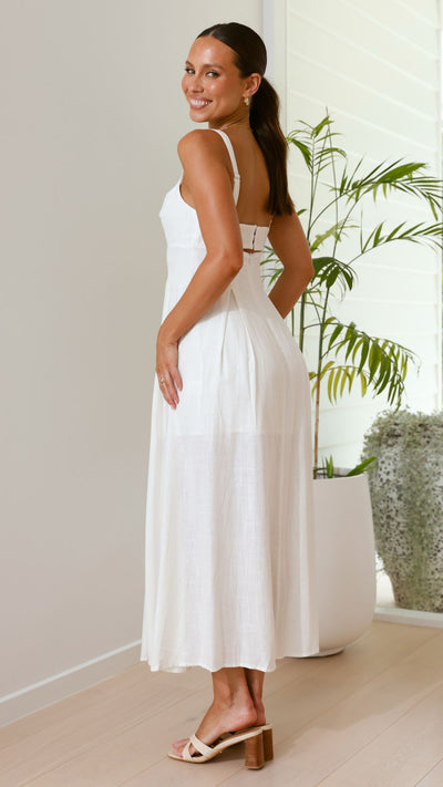Load image into Gallery viewer, Shaylee Maxi Dress - White
