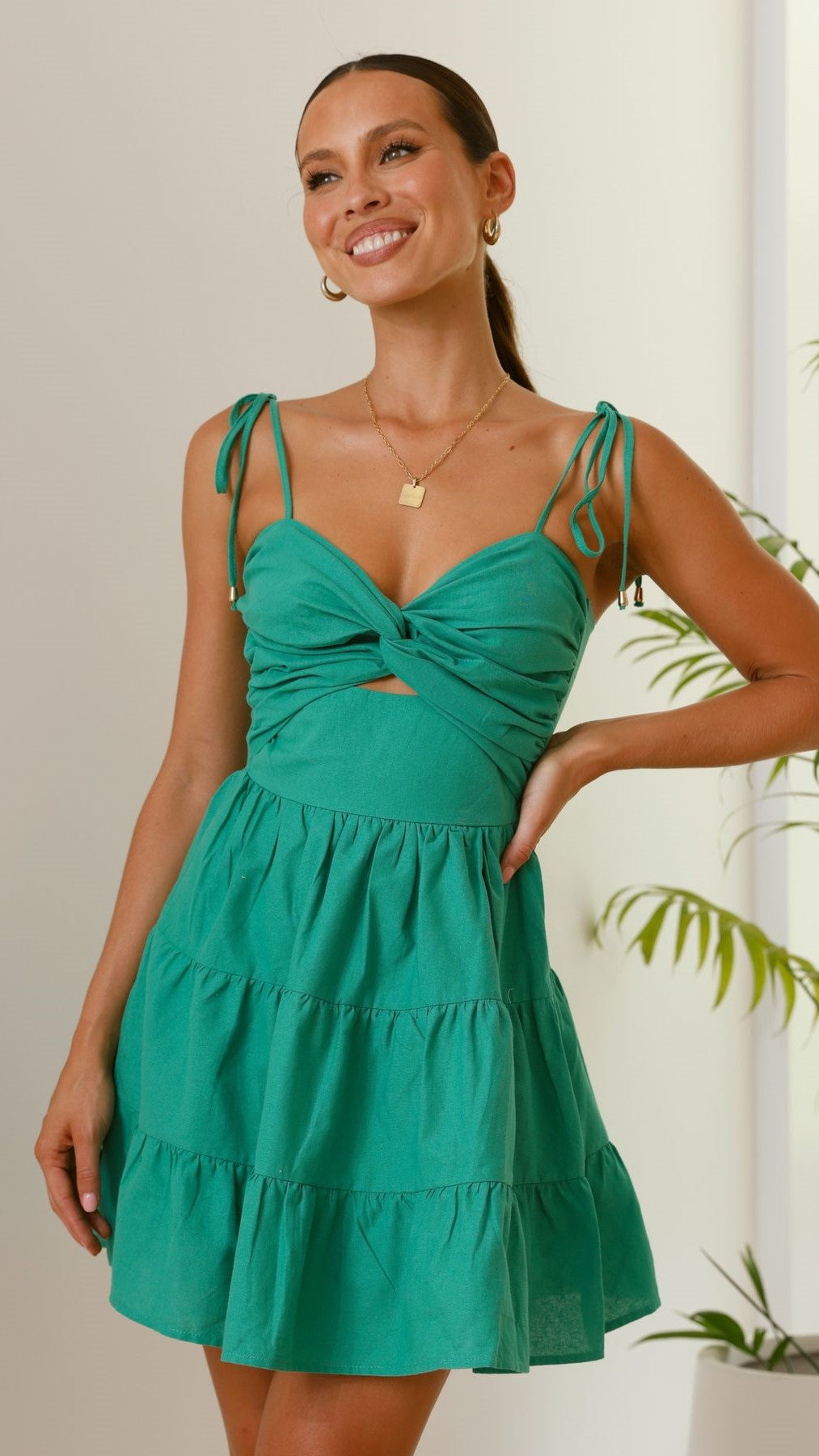 Armani Mini Dress - Green